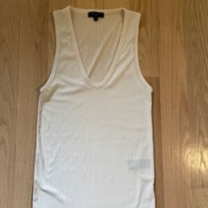 rag and bone tank top white